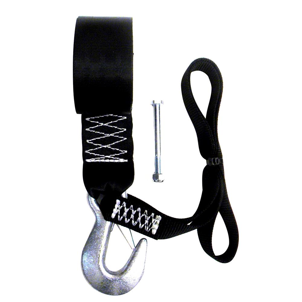 Rod Saver PWC Winch Strap Replacement w/Soft Hook - 12&#39; - PWC12SH