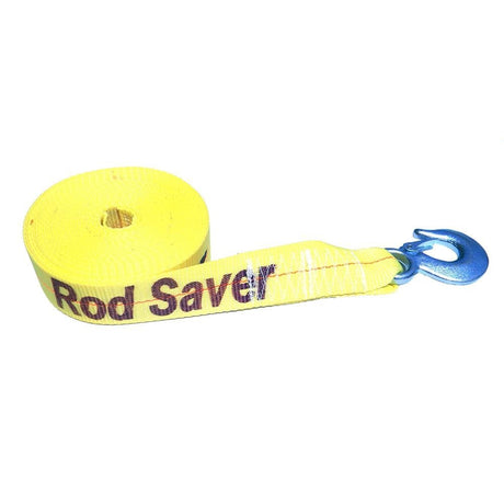 Rod Saver Heavy-Duty Winch Strap Replacement - Yellow - 2" x 20&#39; - WSY20