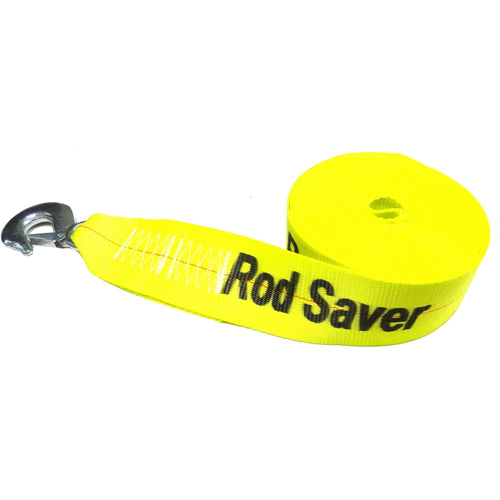 Rod Saver Heavy-Duty Winch Strap Replacement - Yellow - 3" x 20&#39; - WS3Y20