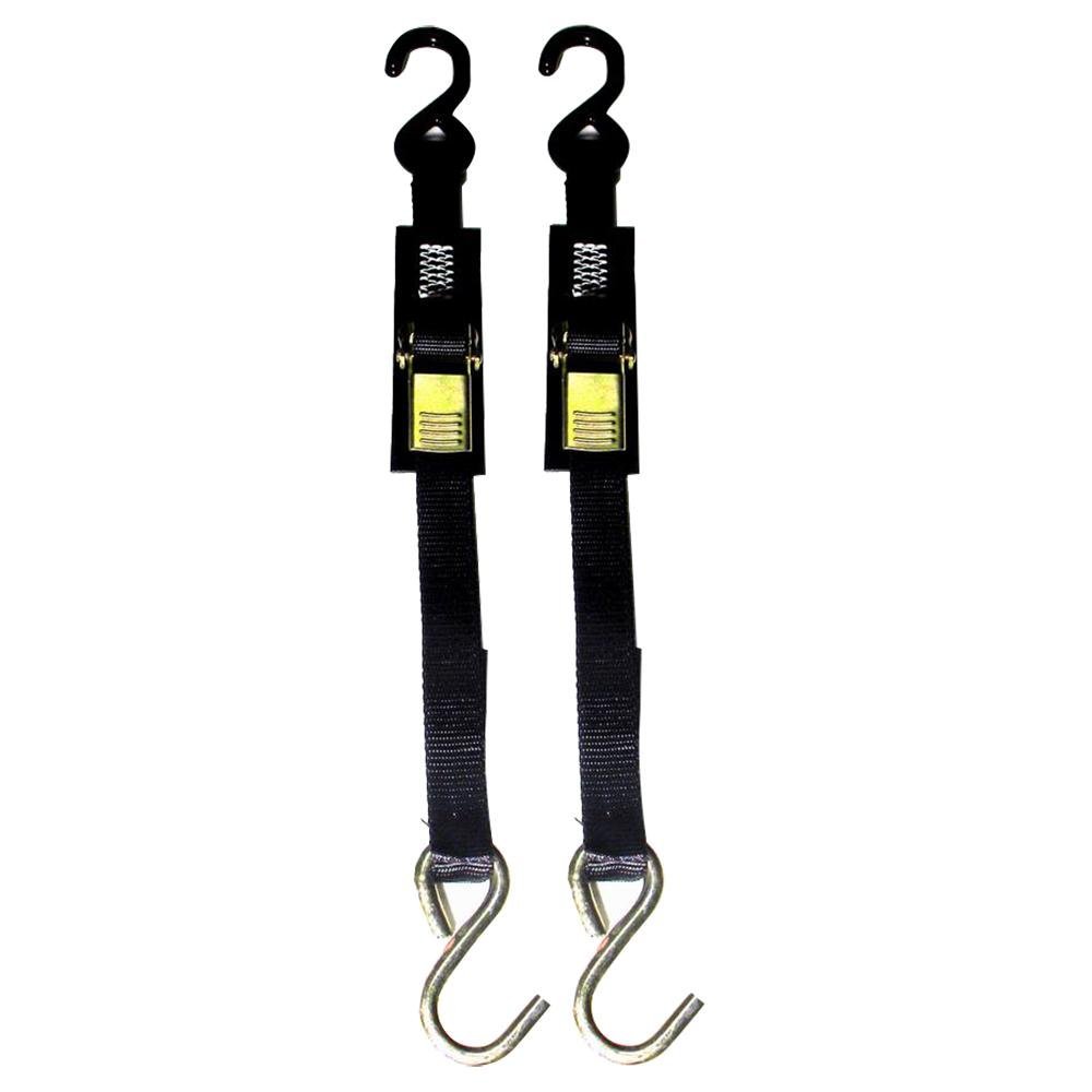 Rod Saver Quick Release Trailer Tie-Down - 1" x 2&#39; - Pair - 1QRTD2