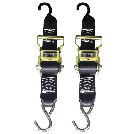 Precisioncut Inc - 2 HVY DTY RATCHET T-DOWN 3',RATCHET TRANSOM TIE DOWN - R2TTD3