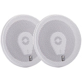 Poly-Planar - MA8505W 5" Three-Way Titanium Series Marine Speakers - White - MA8505W