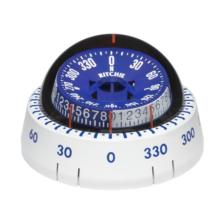 Ritchie - X-Port Tactician Compass - Surface Mount - White - XP-98W