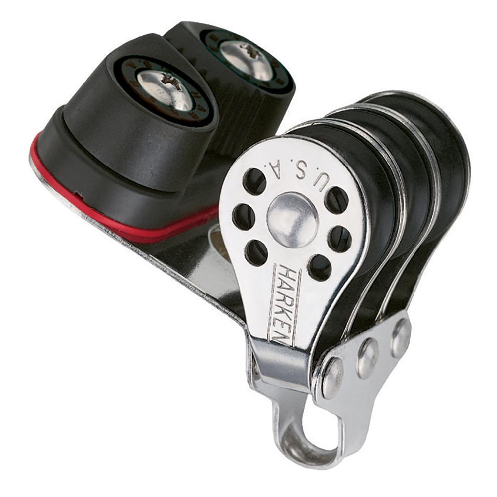 Harken 22mm Triple Micro Block w/Cam Cleat - 230