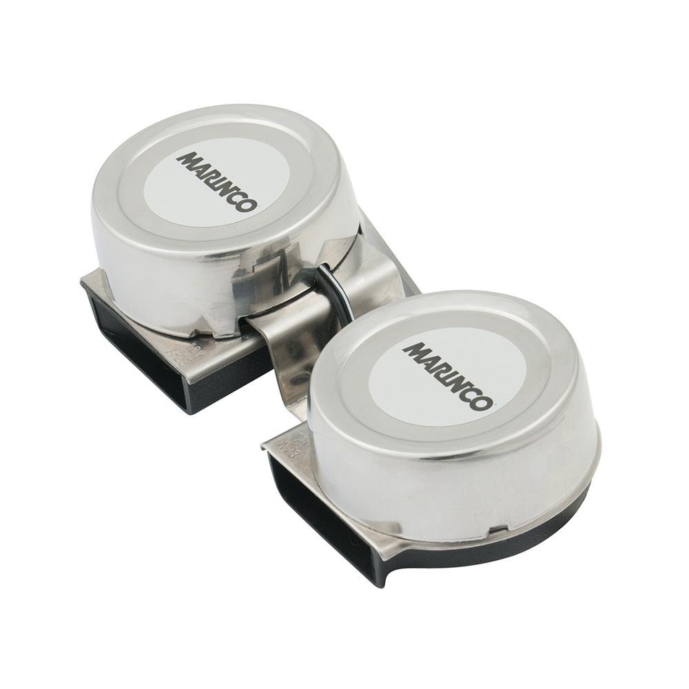 Marinco - Mini Twin Electric Horn With Stainless Steel Cover - 10001