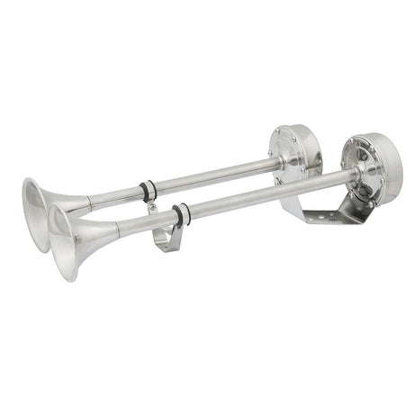 Marinco - Dual Trumpet Electric Horn Stainless Steel - 10018XL