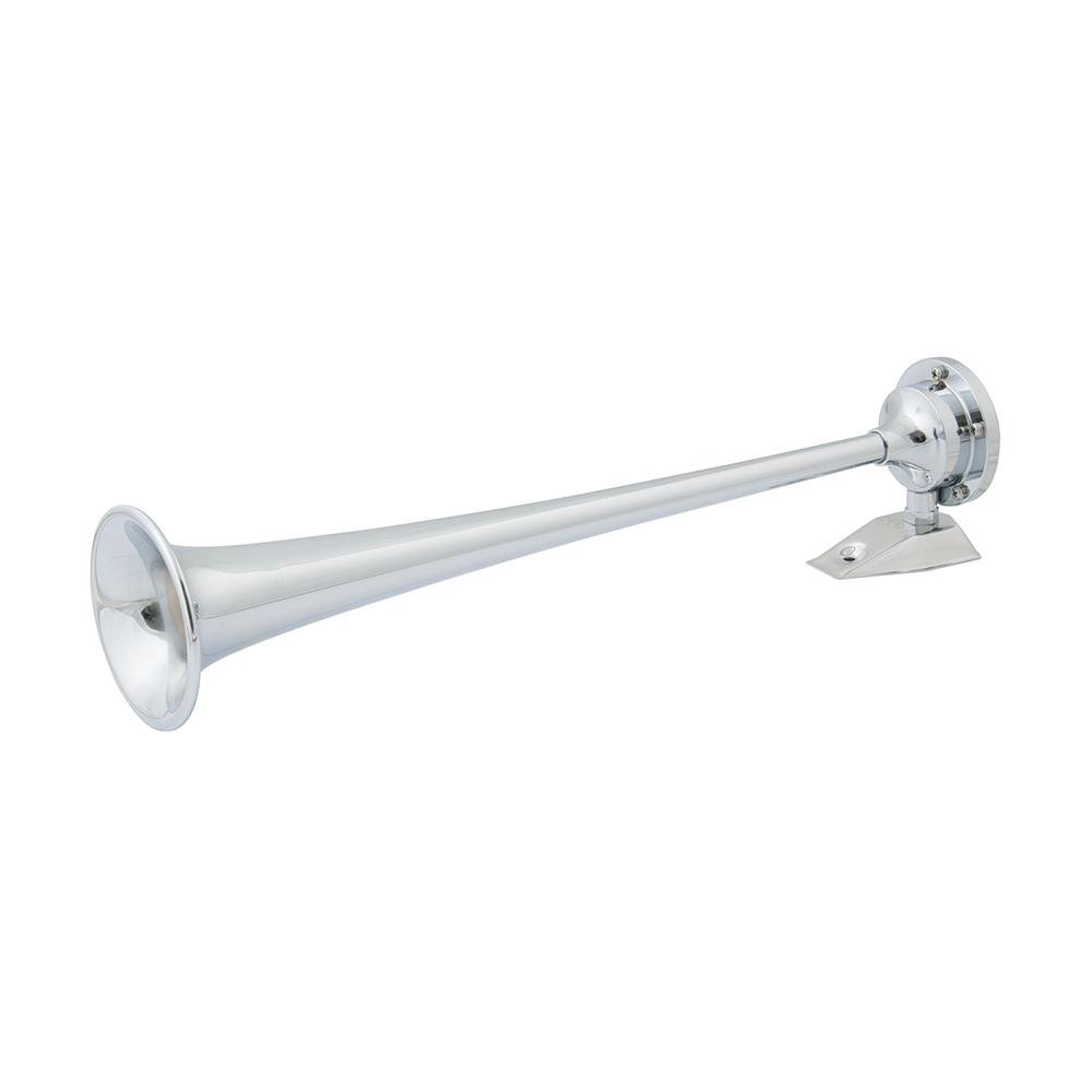 Marinco 24V Chrome Plated Single Trumpet Air Horn - 10524