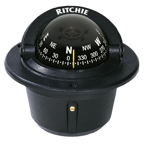 Ritchie - F-50 Explorer Compass - Flush Mount - Black - F-50