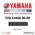 Yamaha - Plate,element fitt - 7VB-E4468-00-00