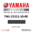 Yamaha - Rear fender assy. - 7WL-21511-10-00