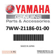 Yamaha - Plate, permit - 7WW-21186-01-00
