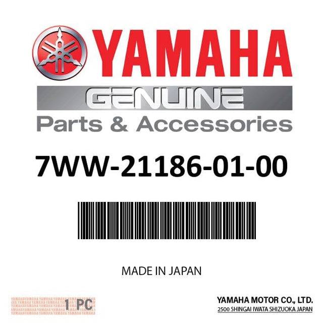 Yamaha - Plate, permit - 7WW-21186-01-00
