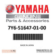 Yamaha - Bolt, shear - 7Y6-51647-01-00