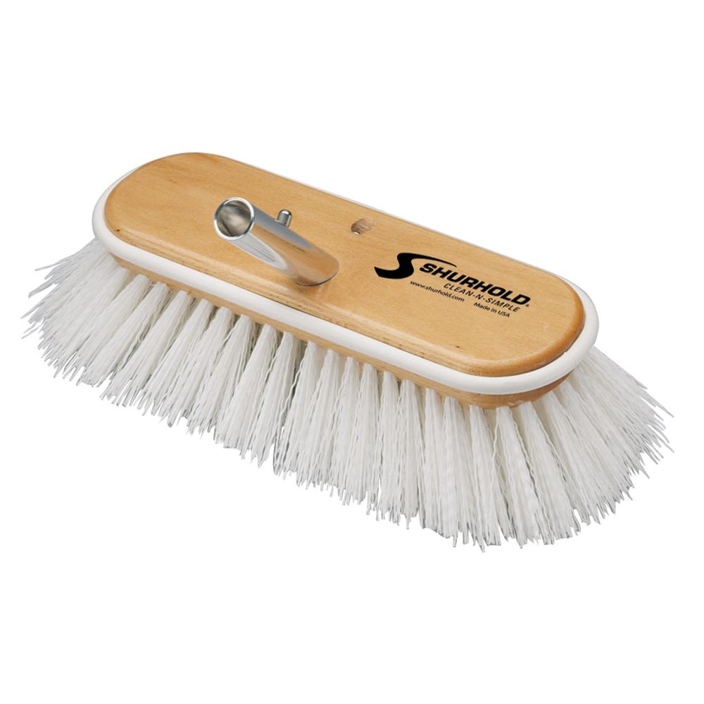 Shurhold - 10" Polypropylene Deck Brush - Stiff Bristle - 990