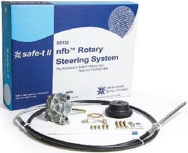 Seastar Solutions - No Feedback Safe-t Ii Rotary Steering Kit - SS13215 - Includes 15' Steering Cable