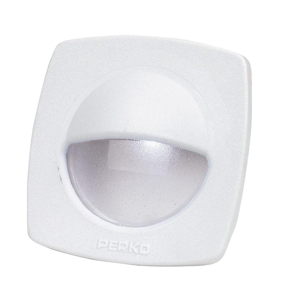 Perko LED Utility Light w/Snap-On Front Cover - White - 1074DP2WHT