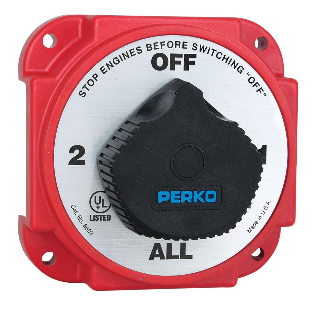 Perko Heavy Duty Battery Selector Switch w/Alternator Field Disconnect - 8603DP