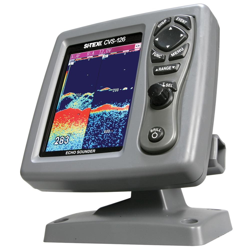 SI-TEX CVS-126 Dual Frequency Color Echo Sounder - CVS-126