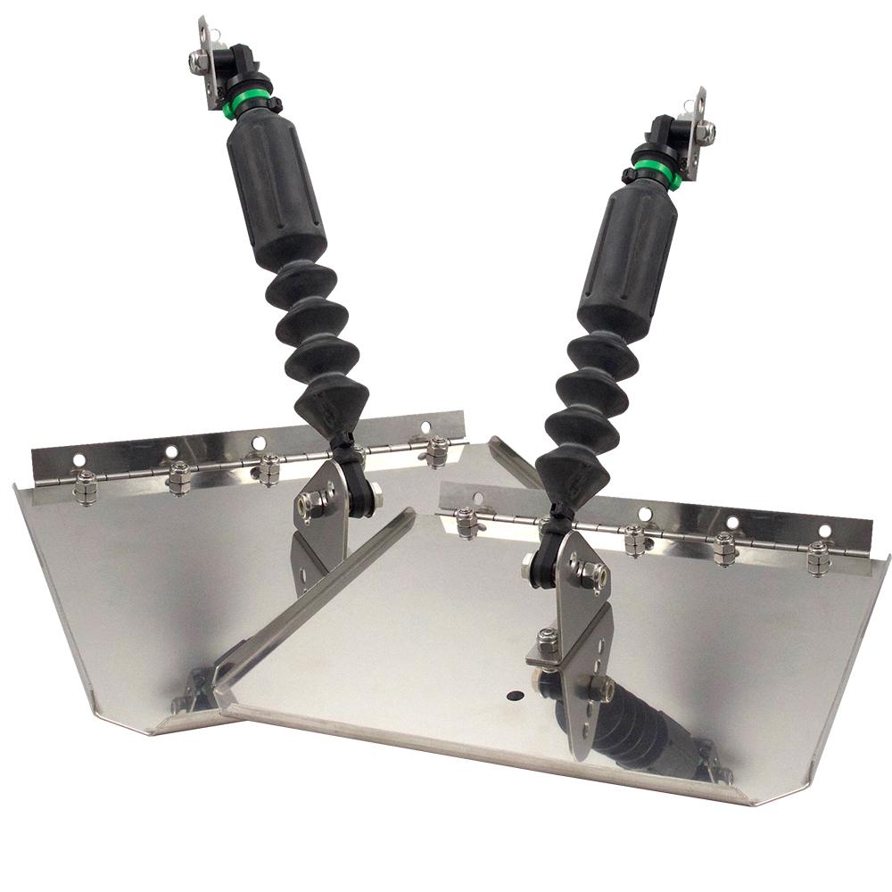 Nauticus ST1290-60 Smart Tab Trim Tabs 12 X 9 f/ 12-18' Boats w/60-150 HP - ST1290-60