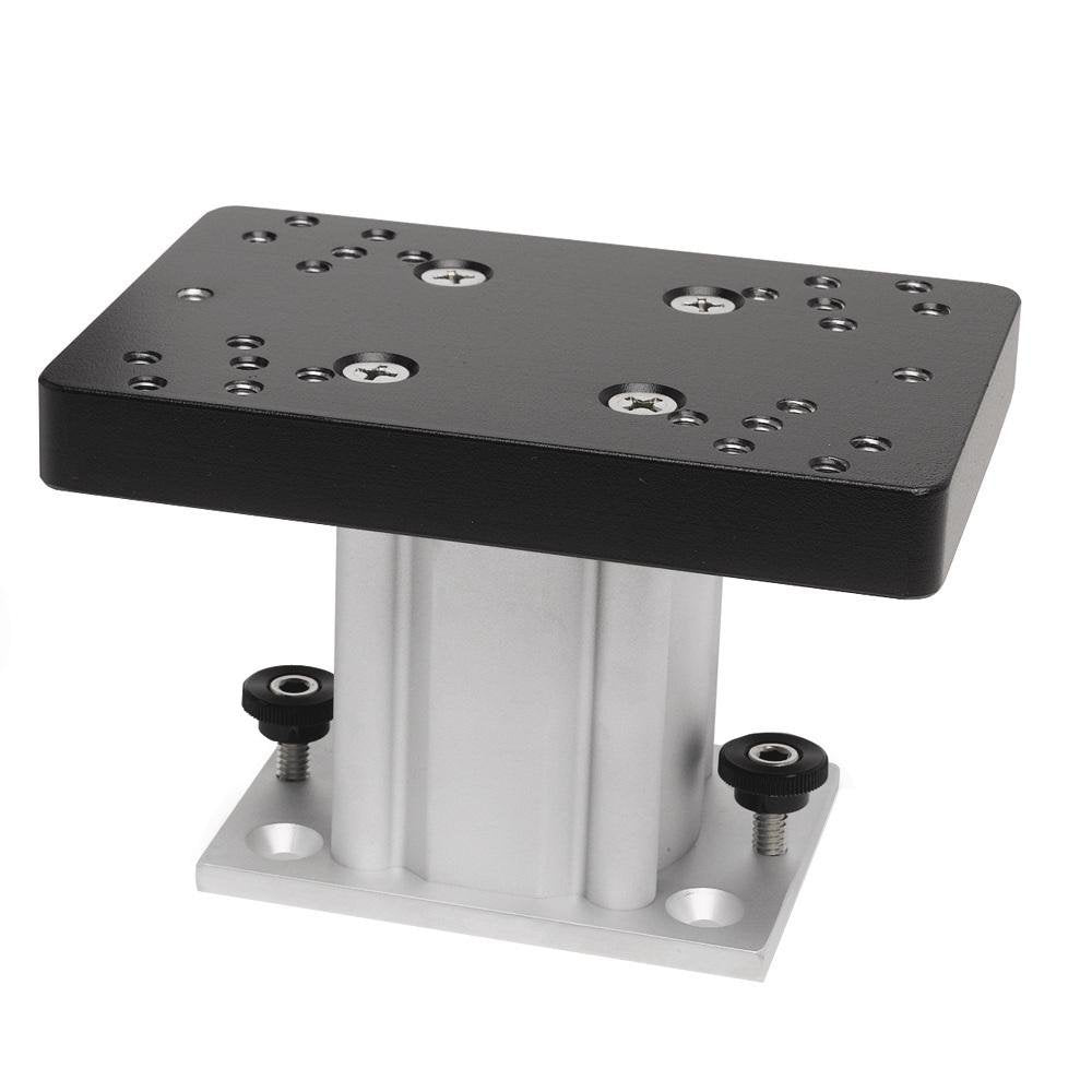 Cannon Aluminum Fixed Base Downrigger Pedestal - 4" - 1904030