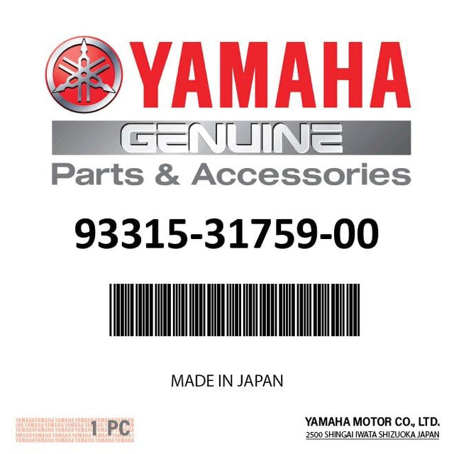 Yamaha - Bearing - 93315-31759-00