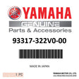 Yamaha - Bearing - 93317-322V0-00