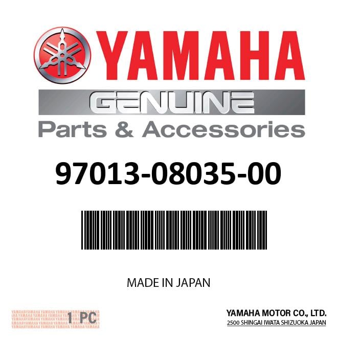 Genuine Yamaha Bolt #97313-08035-00 - OEM Replacement Part
