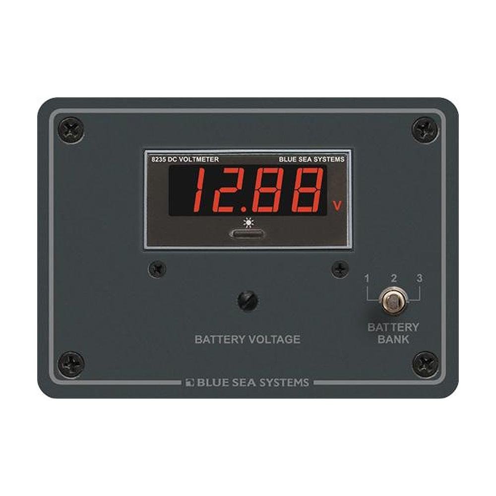 Blue Sea 8051 DC Digital Voltmeter Panel - 8051