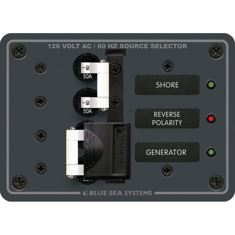 Blue Sea 8061 AC Toggle Source Selector 120V AC - 50AMP - 8061