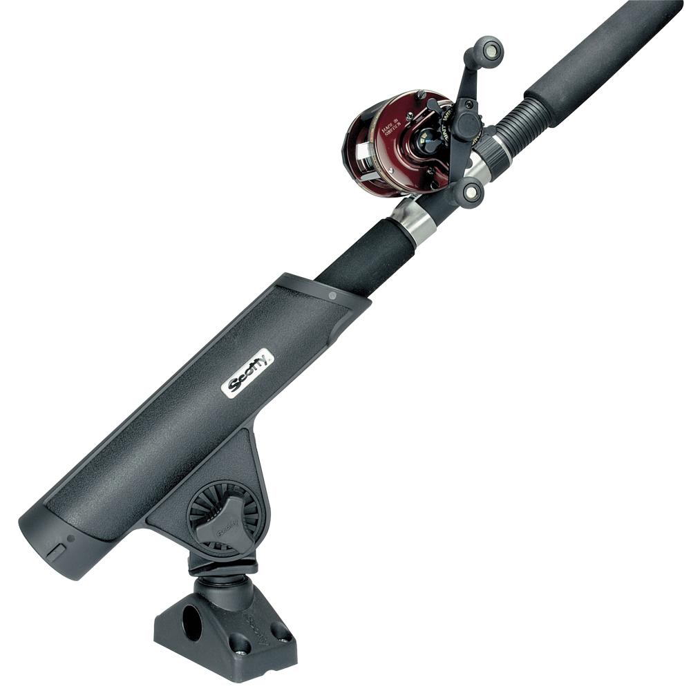 Scotty Rodmaster II Rod Holder w/241 Deck/Side Mount - Black - 350