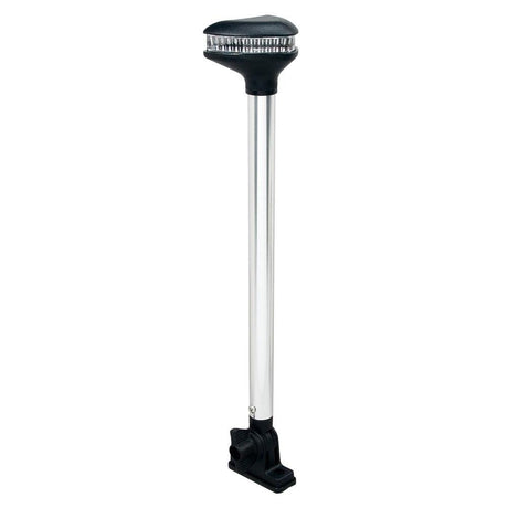 Perko Stealth Series - L.E.D. Fold Down White All-Round Light - Vertical Mount - 13-3/8" - 1639DP0CHR