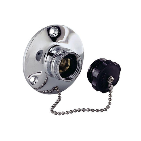 Perko - Water Inlet Fitting with Plug - 0499DP0CHR