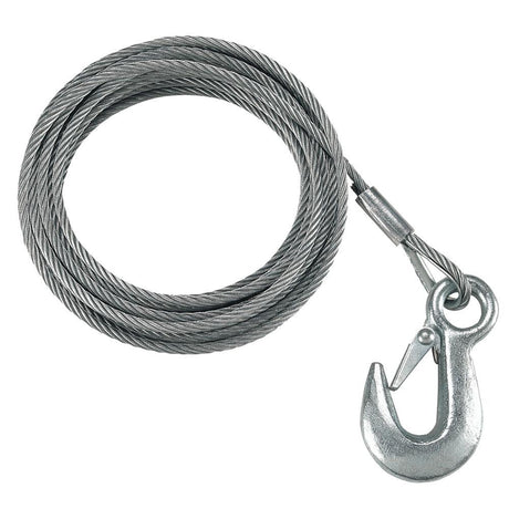 Fulton 3/16" x 25' Galvanized Winch Cable - 4,200 lbs. Breaking Strength - WC325 0100