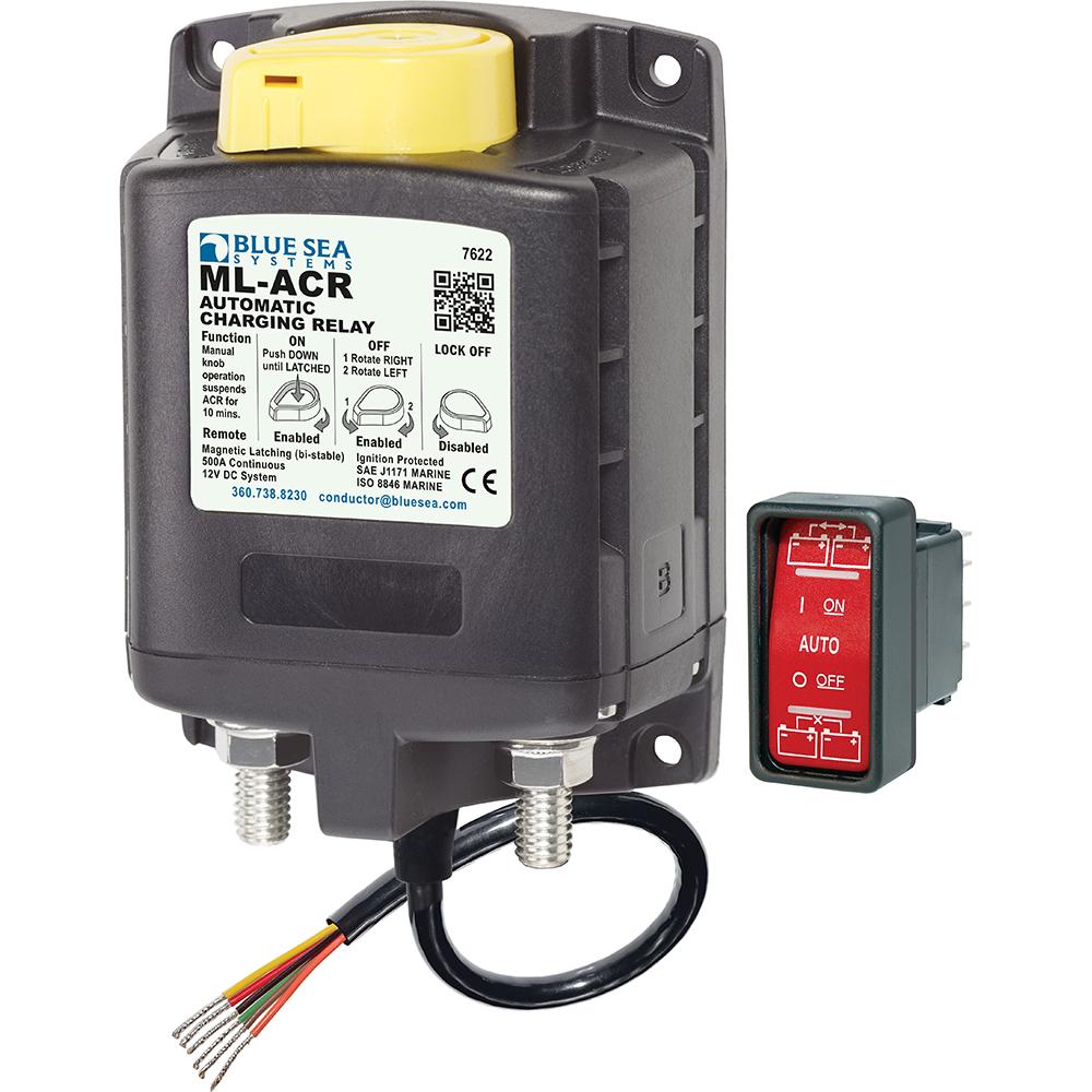 Blue Sea - ML-Series Heavy Duty Automatic Charging Relay - 7622