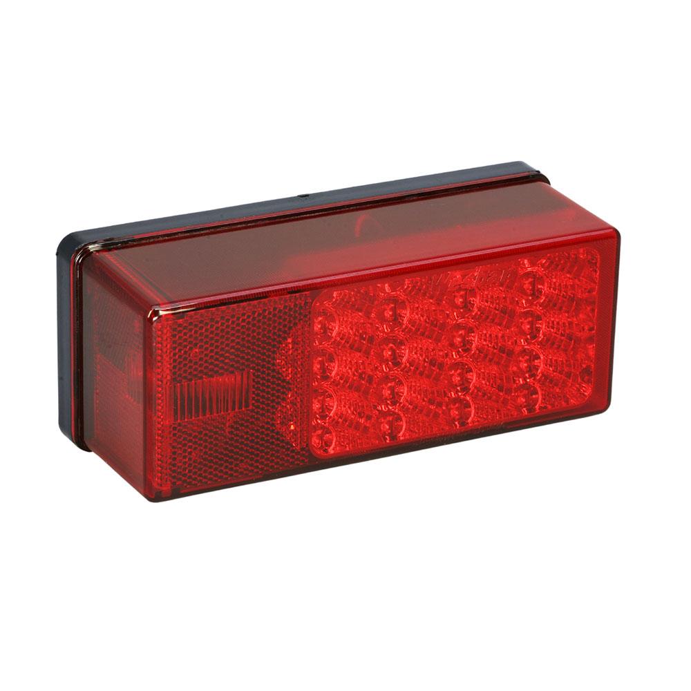 Wesbar 3" x 8" Waterproof LED 7-Function, Right/Curbside Tail Light - 407530