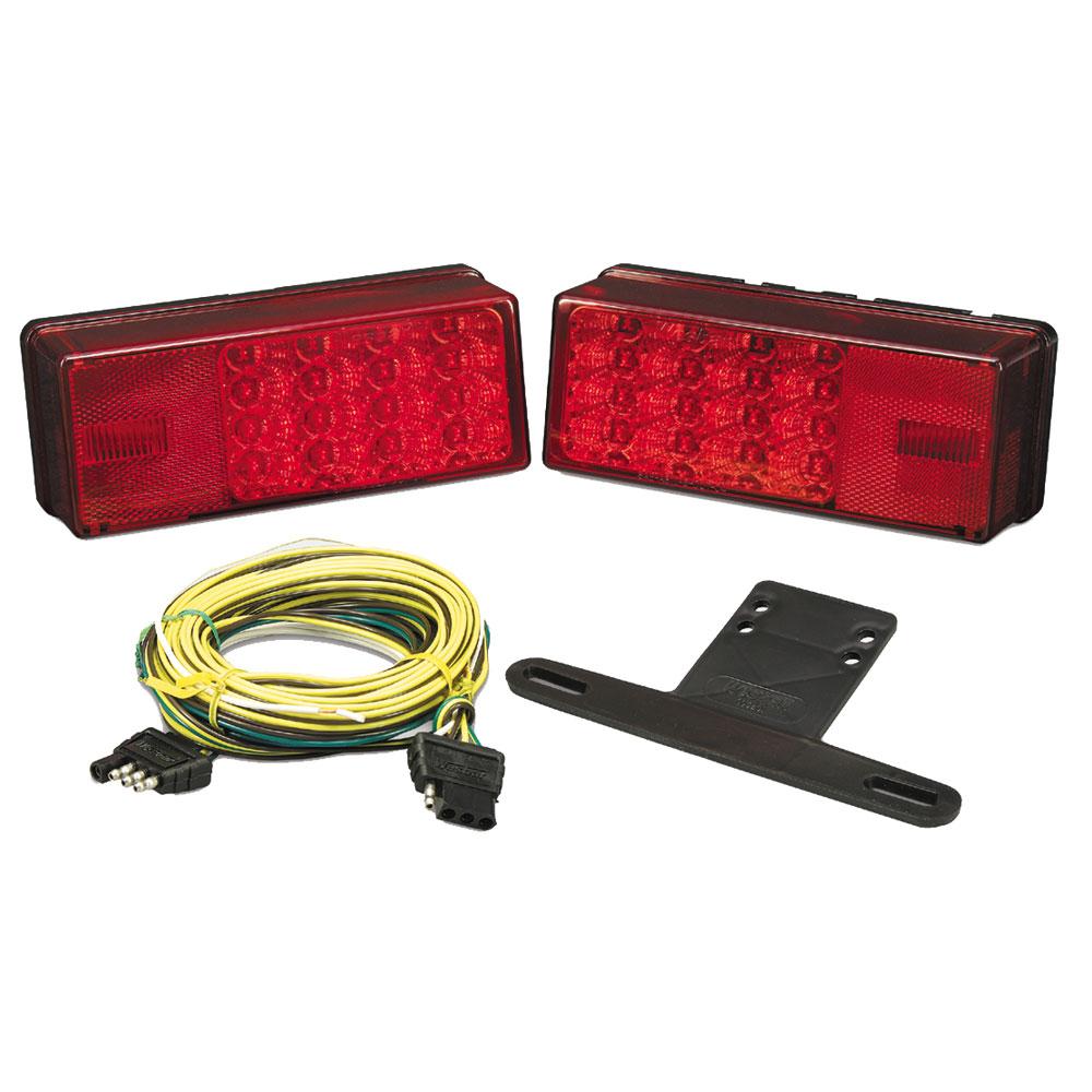 Wesbar 3" x 8" Waterproof LED Over 80" Trailer Light Kit - 407540