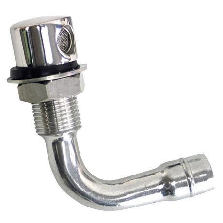 Whitecap Fuel Vent - Round Head, 90 Degree, 5/8" Hose - 6023C