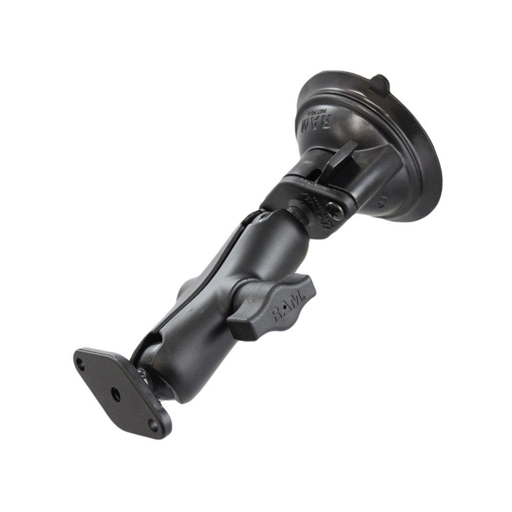 RAM Mount - Base Suction Mount Twist Lock - Requires RAM Cradle - RAM-B-166U