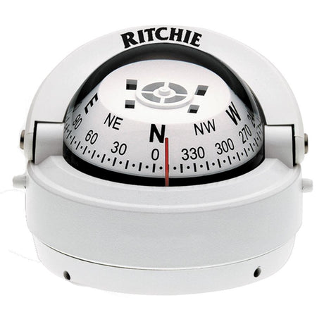 Ritchie - Explorer Compass - Surface Mount - White - S-53W