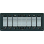 Blue Sea 8261 Waterproof Panel 8 Position - Slate Grey - 8261