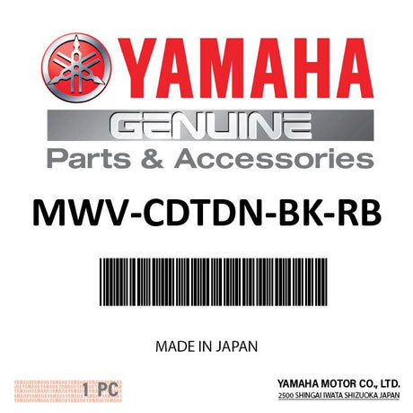 Yamaha - 1" RATCHET TIEDOWNS - BLACK - MWV-CDTDN-BK-RB