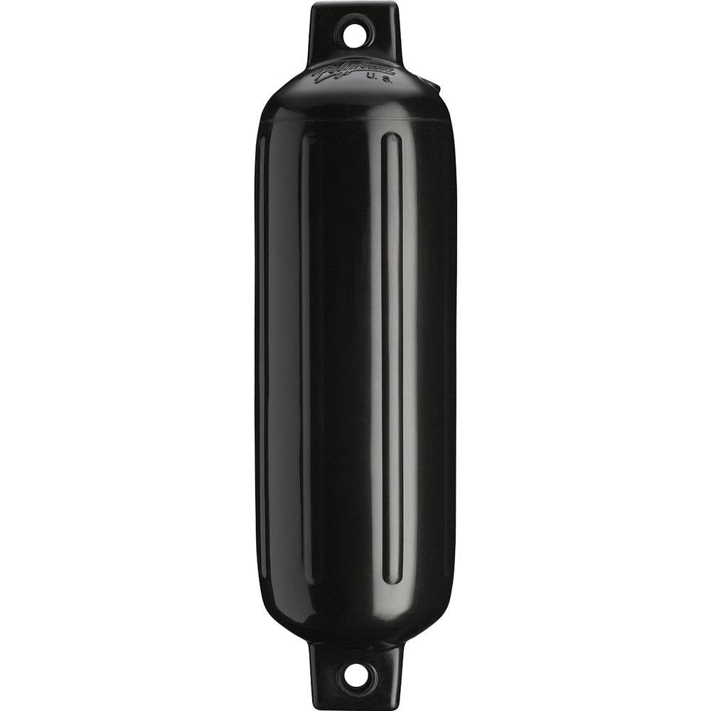 Polyform G-2 Twin Eye Fender 4.5" x 15.5" - Black - G-2-BLACK