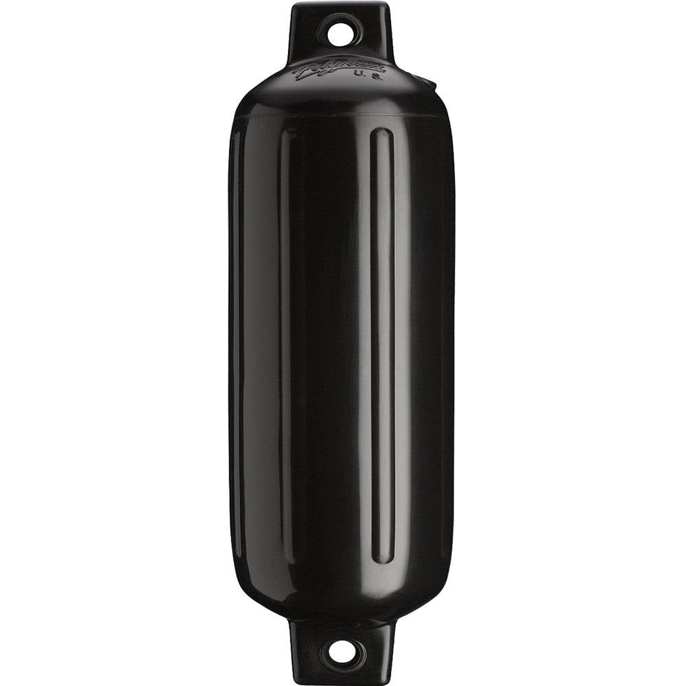 Polyform G-4 Twin Eye Fender 6.5" x 22" - Black - G-4-BLACKWO