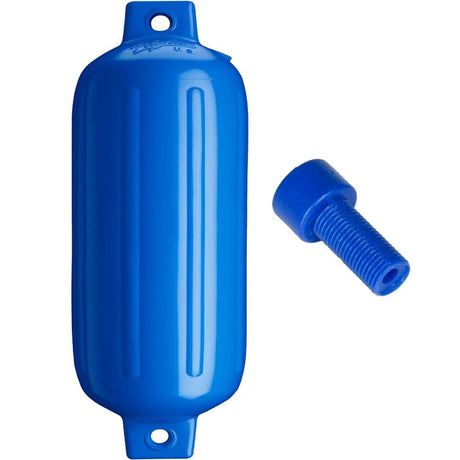 Polyform G-6 Twin Eye Fender 11" x 30" - Blue w/Air Adapter - G-6-BLUE