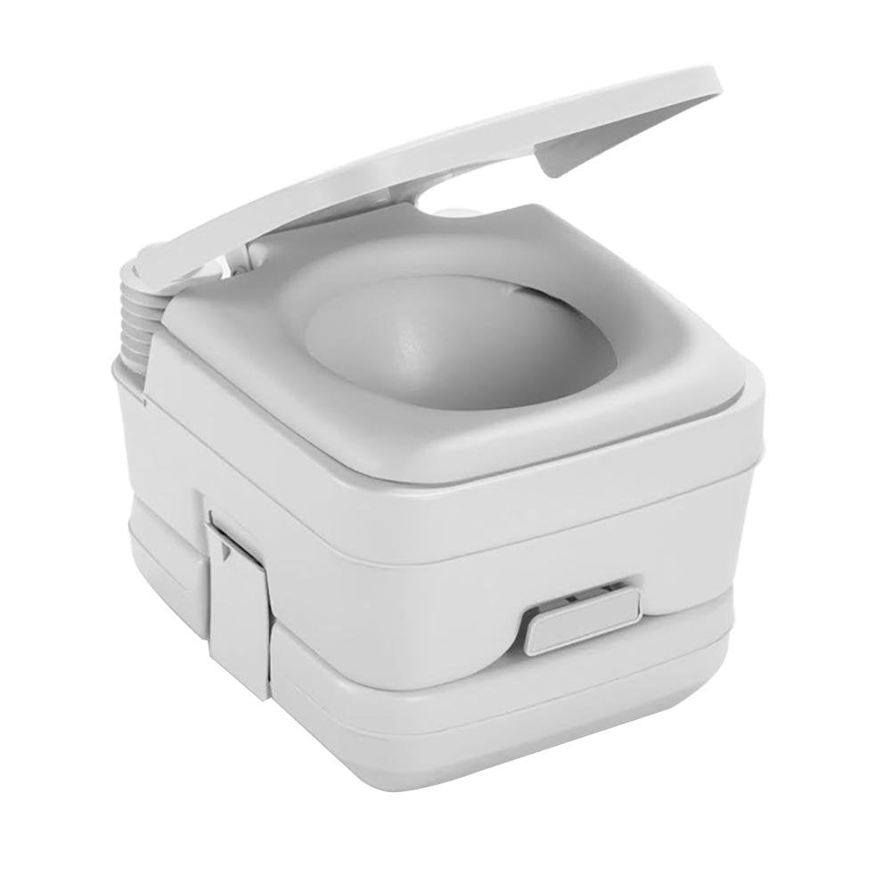 Dometic 964 Portable Toilet w/Mounting Brackets - 2.5 Gallon - Platinum - 311096406