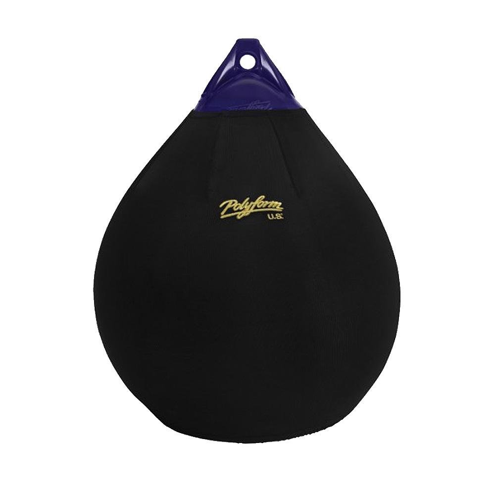 Polyform Fender Cover f/A-5 Ball Style - Black - EFC-A5