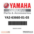 Yamaha - Spring(relief valve) - YA2-63660-01-03