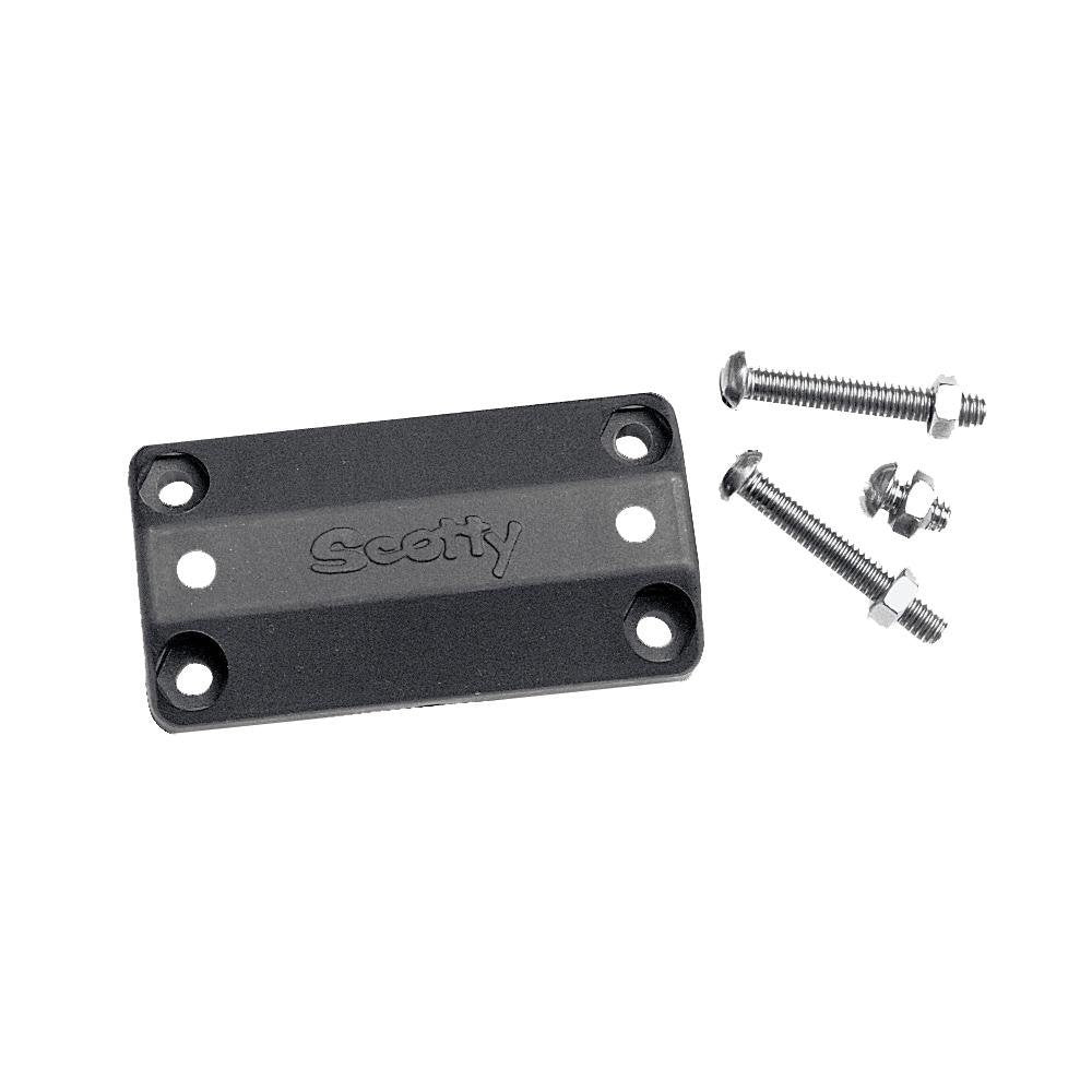 Scotty 242 Rail Mounting Adapter 7/8"-1" - Black - 242-BK