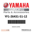 Yamaha - ROD, VALVE PUSH - YF1-26431-51-12