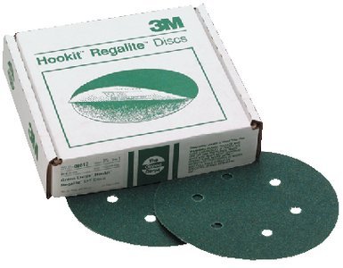3M - Green Corps Hookit Disc Dust Free - 6 inch - 36 Grade - 25 Pack - 00616